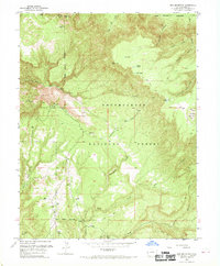 Pine Mountain 1960 topographic map preview