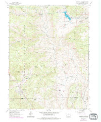 Pinewood Lake 1962 topographic map thumbnail
