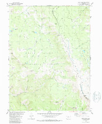 Piney Peak 1980 topographic map thumbnail