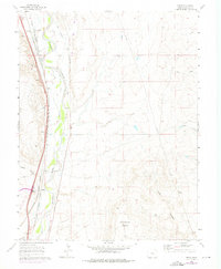 Pinon 1960 topographic map thumbnail