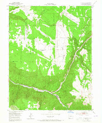 Placerville 1953 topographic map thumbnail
