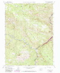 Platte Canyon 1965 topographic map thumbnail