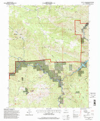 Platte Canyon 1994 topographic map thumbnail