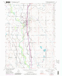 Platteville 1949 topographic map thumbnail