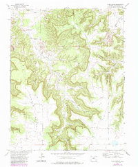 Plum Canyon 1972 topographic map thumbnail