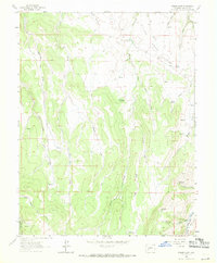 Poison Draw 1963 topographic map thumbnail