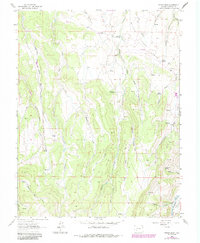 Poison Draw 1963 topographic map thumbnail