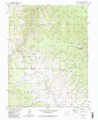 Poncha Pass 1980 topographic map thumbnail