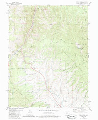 Poncha Pass 1980 topographic map thumbnail
