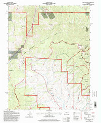 Poncha Pass 1994 topographic map thumbnail