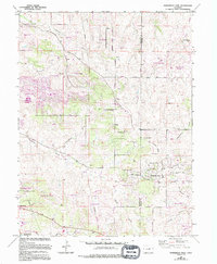 Ponderosa Park 1966 topographic map thumbnail