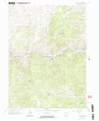 Poudre Park 1962 topographic map thumbnail