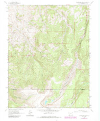 Powderhorn Lakes 1963 topographic map thumbnail