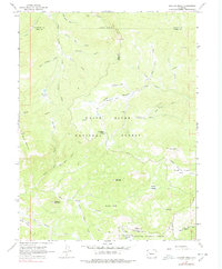 Quaker Mesa 1963 topographic map thumbnail