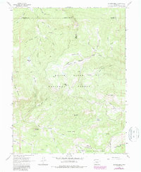 Quaker Mesa 1963 topographic map thumbnail