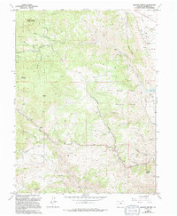 Ralston Buttes 1965 topographic map thumbnail