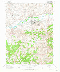 Rangely 1962 topographic map preview