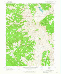 Rattlesnake Reservoir topographic map thumbnail