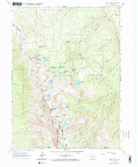 Rawah Lakes 1962 topographic map thumbnail