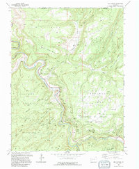Red Canyon 1994 topographic map thumbnail