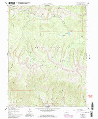 Red Creek 1961 topographic map thumbnail
