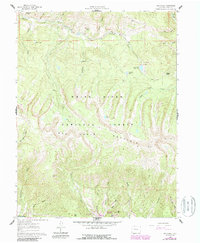 Red Creek 1961 topographic map thumbnail
