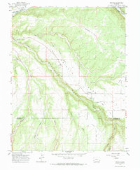 Redvale 1964 topographic map thumbnail