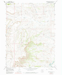 Reservoir Draw 1969 topographic map thumbnail