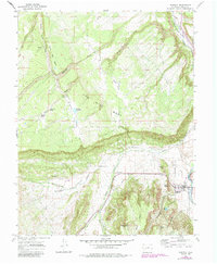 Ridgway 1967 topographic map thumbnail