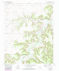 Riley Canyon 1972 topographic map thumbnail