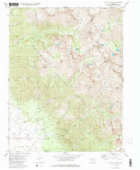 Rio Alto Peak 1980 topographic map thumbnail