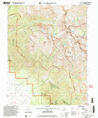 Rio Alto Peak topographic map thumbnail