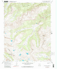 Rio Grande Pyramid 1964 topographic map thumbnail