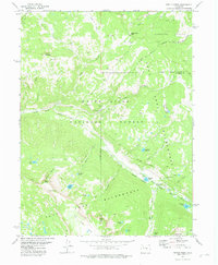 Ripple Creek 1977 topographic map thumbnail