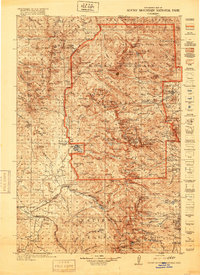 Rocky Mountain National Park topographic map thumbnail