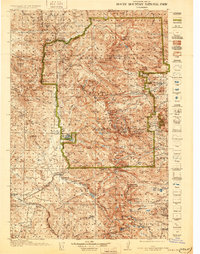 Rocky Mountain National Park 1919 topographic map thumbnail