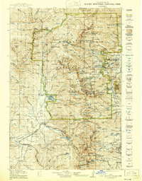 Rocky Mountain National Park 1919 topographic map thumbnail