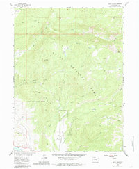 Rocky Peak 1962 topographic map thumbnail