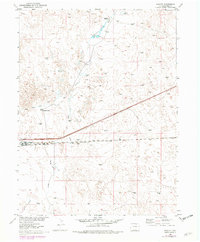 Roggen 1951 topographic map thumbnail