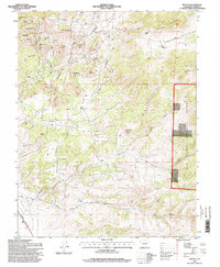 Rosita 1994 topographic map thumbnail
