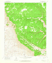 Round Mountain 1962 topographic map thumbnail