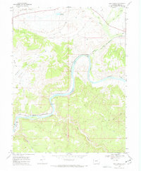 Ruby Canyon 1968 topographic map thumbnail