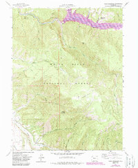Ruedi Reservoir 1961 topographic map thumbnail