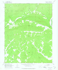 Rules Hill 1964 topographic map preview