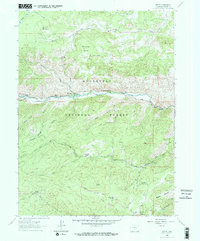 Rustic 1962 topographic map thumbnail
