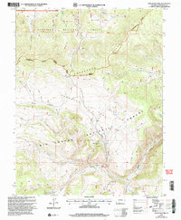 Saguache Park 2001 topographic map thumbnail