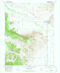 Saguache 1967 topographic map thumbnail