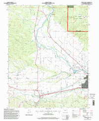 Salida West 1994 topographic map thumbnail
