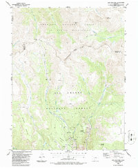 San Luis Peak 1986 topographic map thumbnail