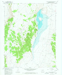 Sanchez Reservoir 1967 topographic map thumbnail